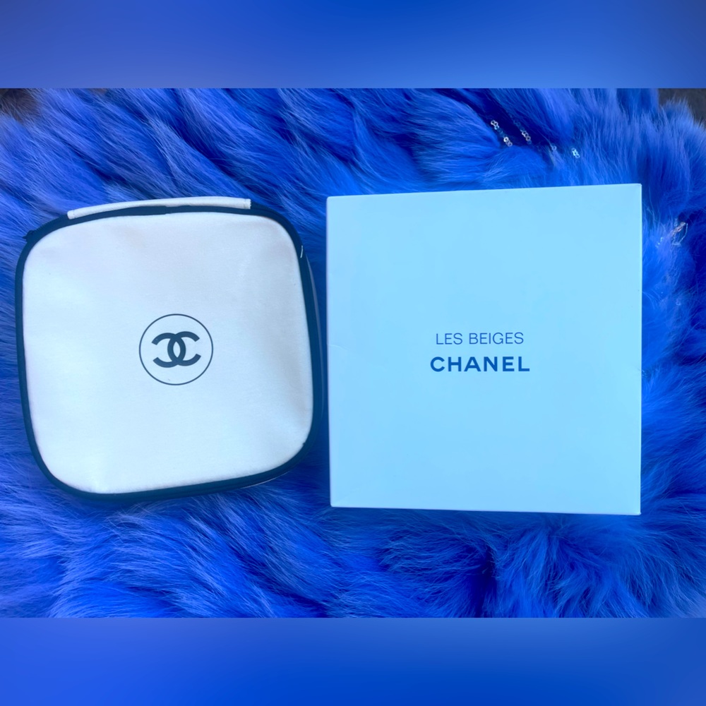Chanel makeup bag